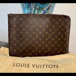 Louis Vuitton monogram poché-documents portfolio EXCELLENT CONDITION